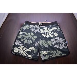 Devereux Board Shorts Floral Athletic Stretch Water Swim Mens Size 32